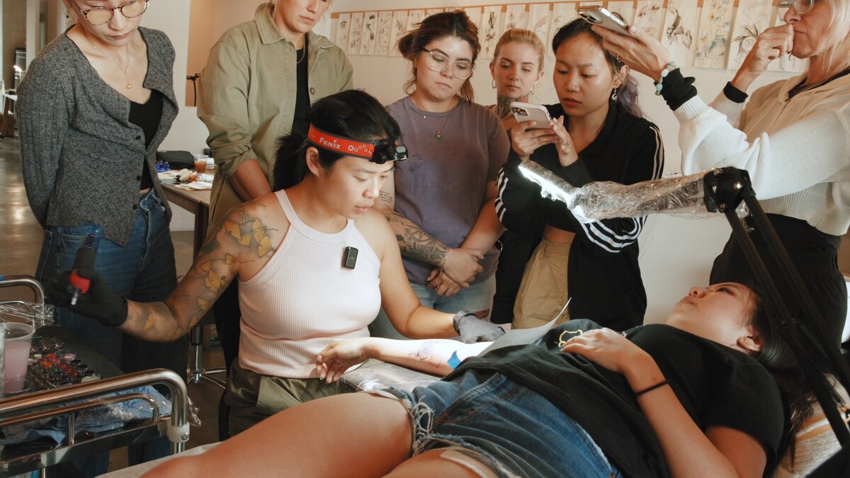 Patch tattoo training workshop